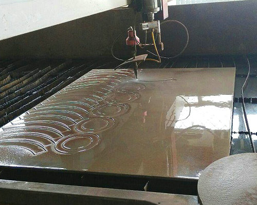 Water jet cutting