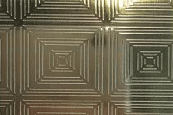 embossed metal sheet decorative